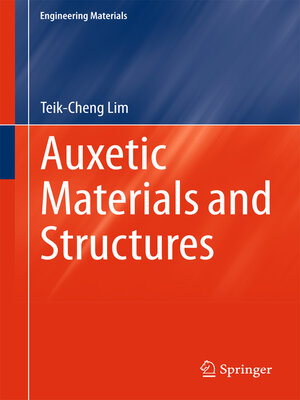 cover image of Auxetic Materials and Structures